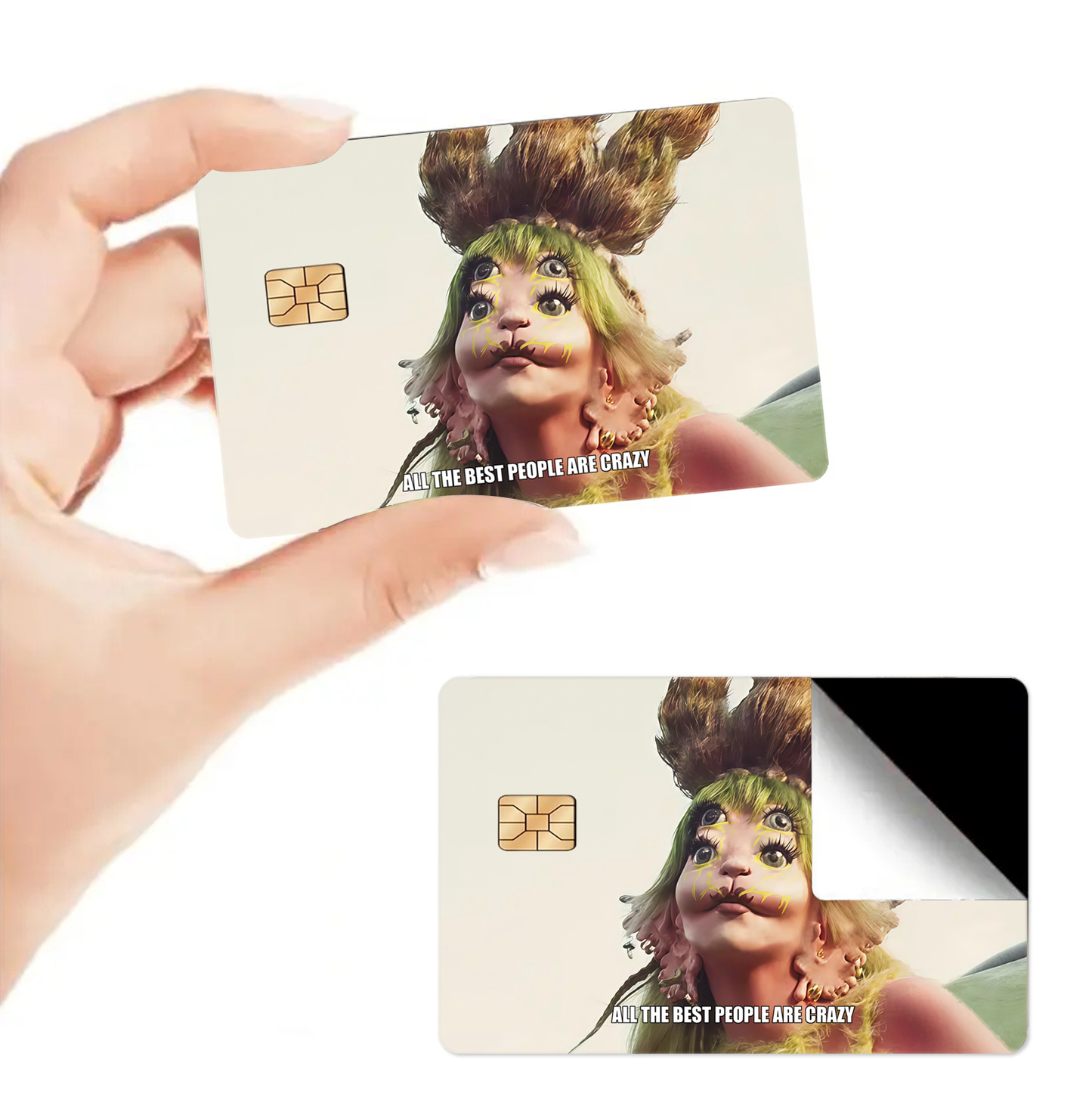 Melanie Martinez 2Pcs PVC Credit Card Card Skin Stickers