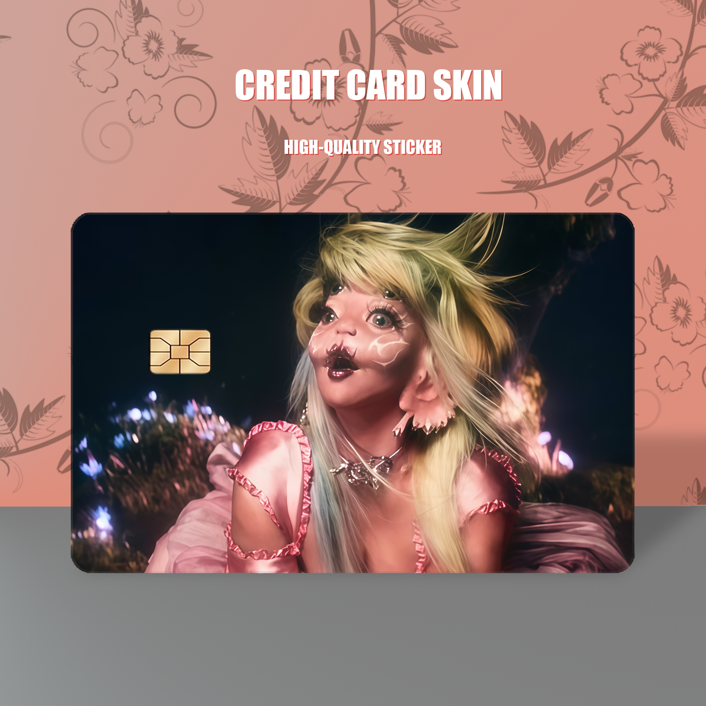 Melanie Martinez 2Pcs PVC Credit Card Card Skin Stickers